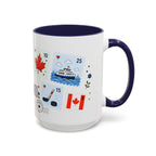 Toronto Coffee Mug | Postage Stamp Collage Mug | Travel Souvenir Accent Cup 11oz 15oz