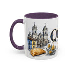 Quito Coffee Mug | Ecuador Travel Souvenir | Vintage Illustrated City Gift | 11 oz 15 oz Accent Mug
