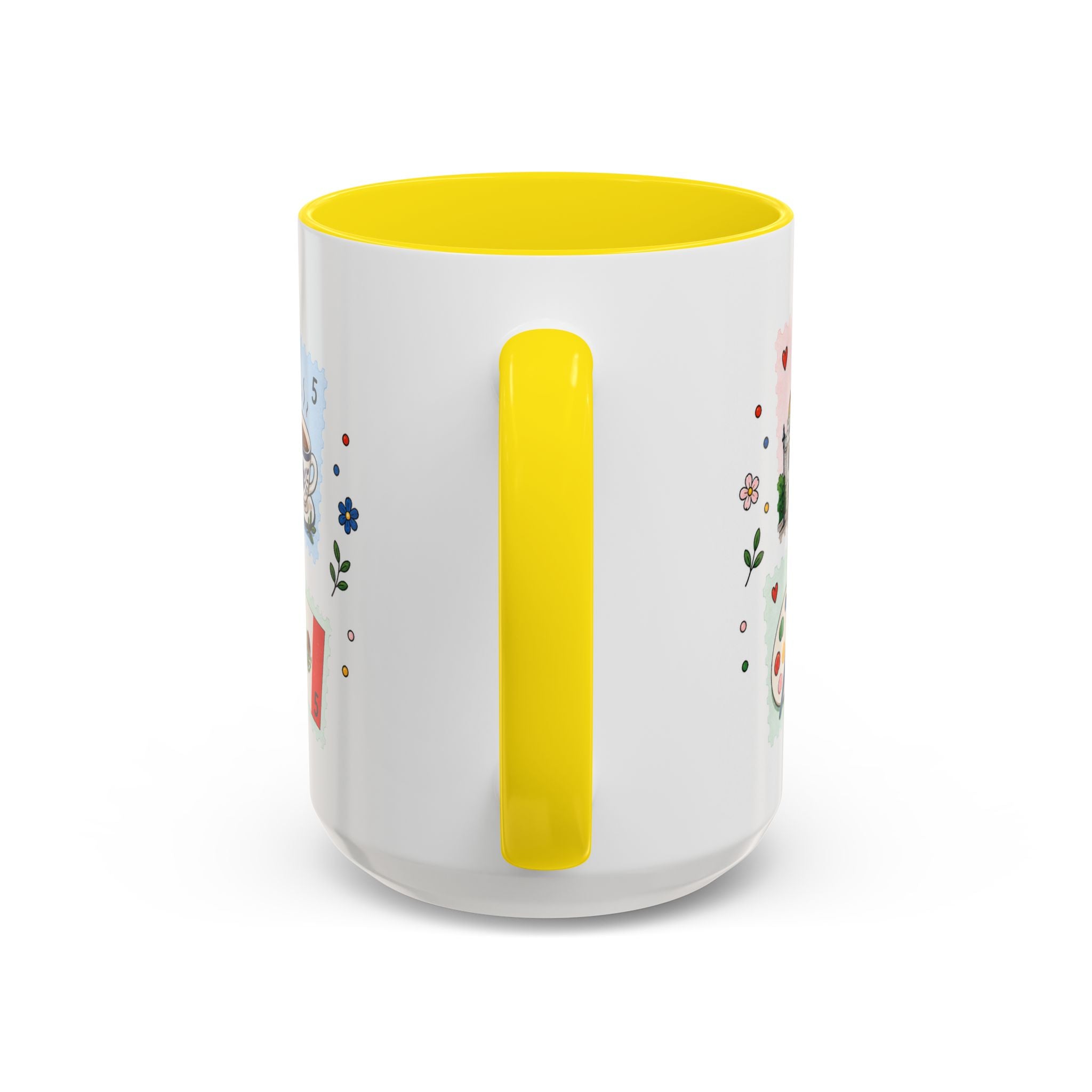 Mexico City Coffee Mug | Postage Stamp Collage Mug | Travel Souvenir Accent Cup 11oz 15oz