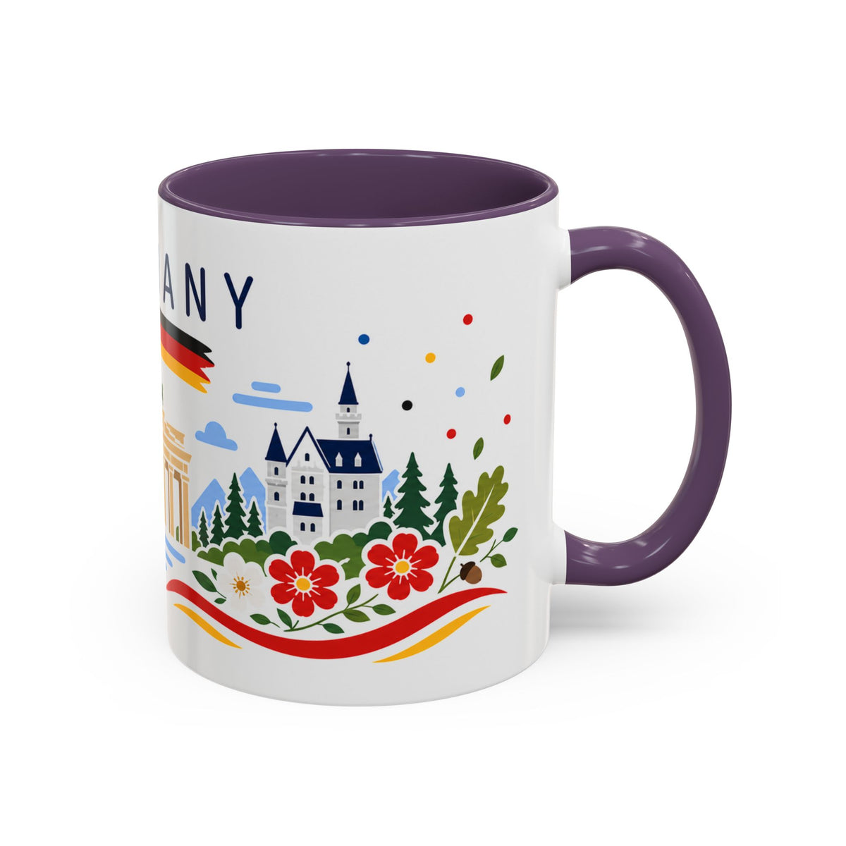 Germany Coffee Mug | Travel Souvenir Accent Mug | Country Gift Ceramic Cup 11oz 15oz
