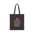 While I Breathe I Hope Tote Bag | Ancient Wisdom Quote Canvas Bag | Colorful Philosophy Gift