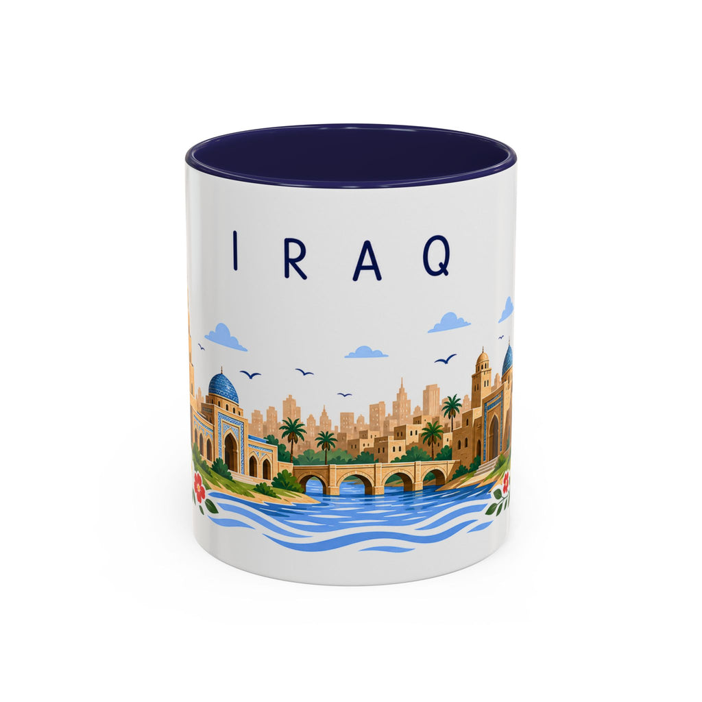 Iraq Coffee Mug | Travel Souvenir Accent Mug | Place Gift Ceramic Cup 11oz 15oz