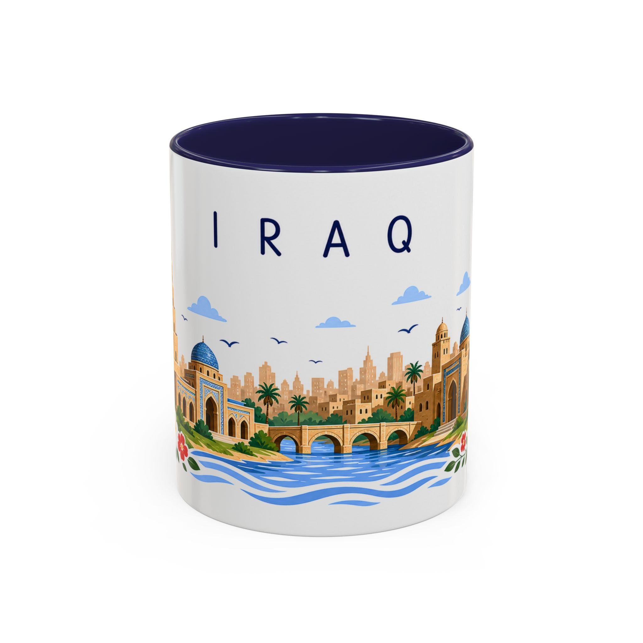 Iraq Coffee Mug | Travel Souvenir Accent Mug | Place Gift Ceramic Cup 11oz 15oz