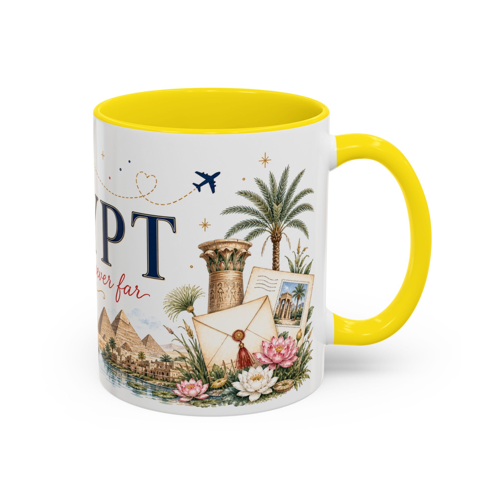 Egypt Home Country Mug | Moving Away Gift | Long Distance Friendship | 11 oz 15 oz Accent Mug