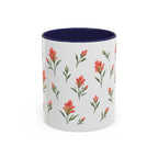 Wyoming Indian Paintbrush Mug, State Flower Floral Coffee Cup, 11oz Botanical Gift