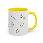 Idaho Syringa Mug, State Flower Floral Coffee Cup, 11oz Botanical Gift