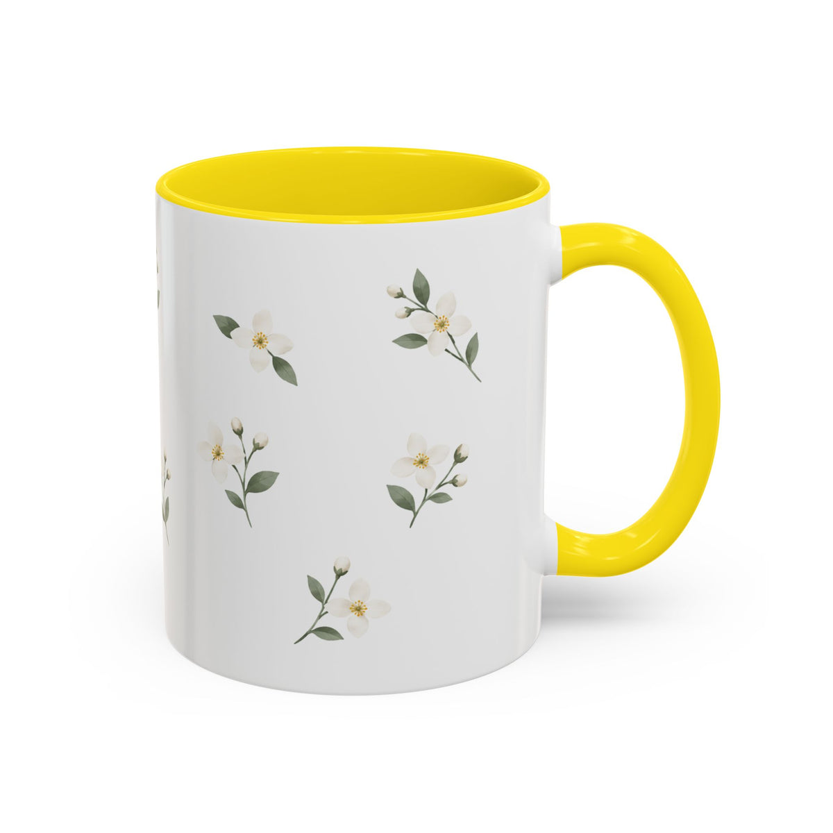 Idaho Syringa Mug, State Flower Floral Coffee Cup, 11oz Botanical Gift