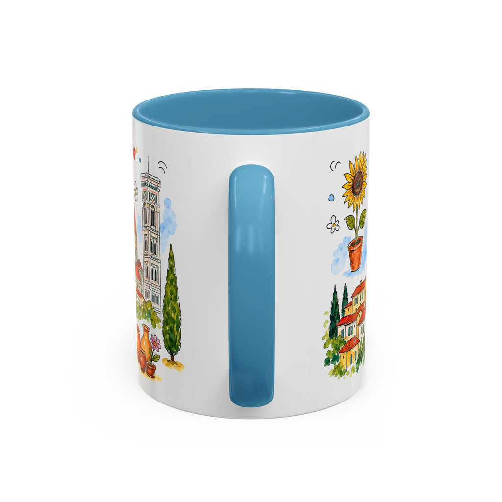 Florence Travel Mug | European City Souvenir Accent Coffee Mug | 11oz 15oz Ceramic Cup