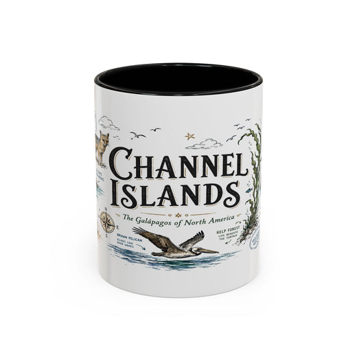 Channel Islands National Park Coffee Mug | California Island Wildlife Marine Gift | Accent Color Ceramic 11oz 15oz