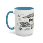 Hot Springs National Park Coffee Mug | Arkansas Thermal Spring Spa Gift | Accent Color Ceramic 11oz 15oz