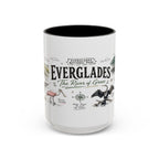 Everglades National Park Coffee Mug | Florida Wetlands Wildlife Kayak Gift | Accent Color Ceramic 11oz 15oz