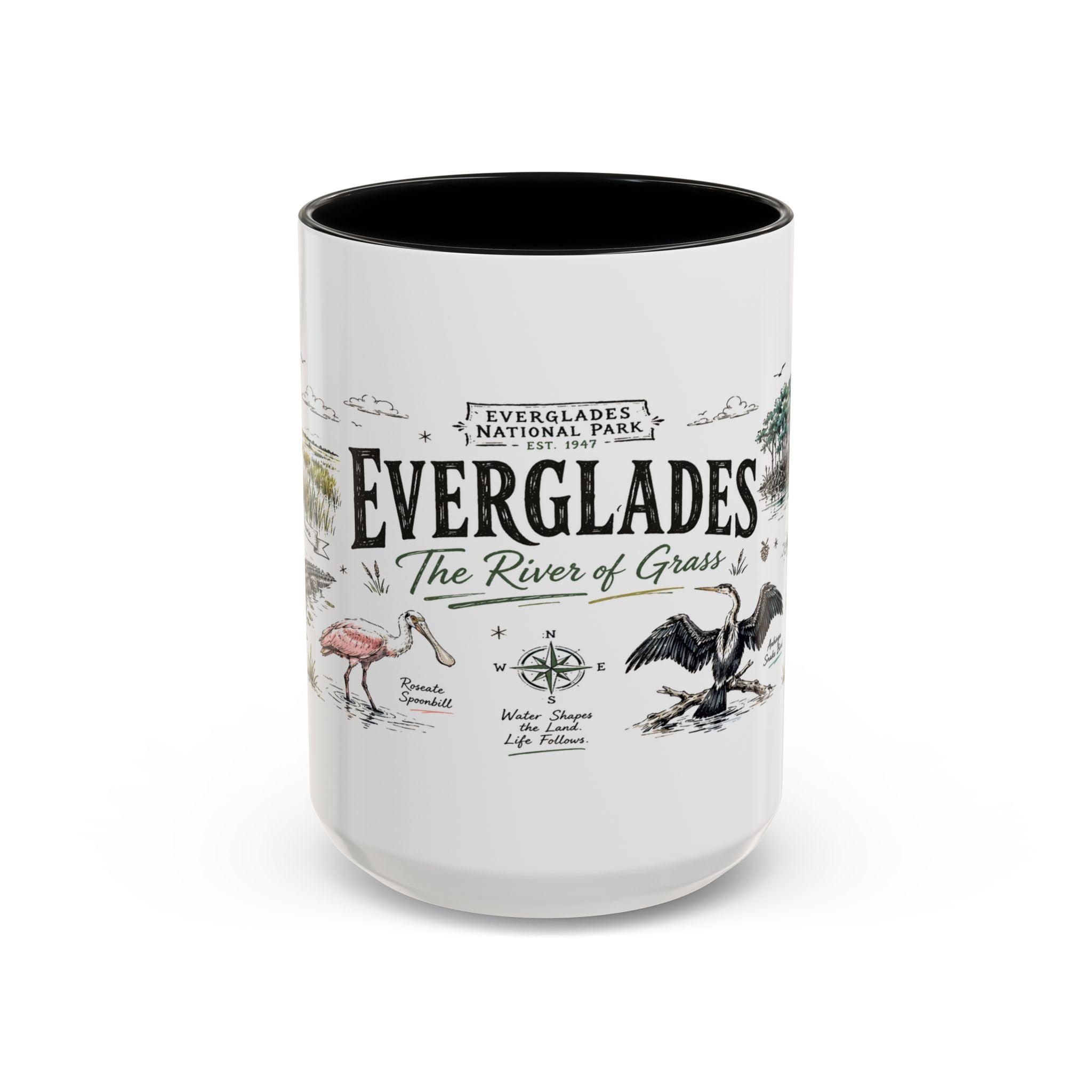 Everglades National Park Mug | Florida Wetlands Wildlife River of Grass Coffee Cup