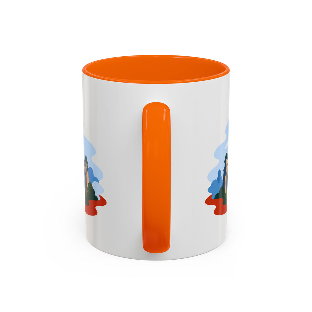 Zhangjiajie Coffee Mug | Travel Destination Souvenir Gift | Accent Color Ceramic 11oz 15oz