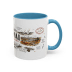 Katmai National Park Coffee Mug | Alaska Bear Watching Wildlife Gift | Accent Color Ceramic 11oz 15oz