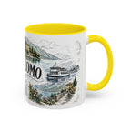 Lake Como Mug, Italy Travel Souvenir, Bucket List Gift, Accent Ceramic Coffee Mug 11oz 15oz
