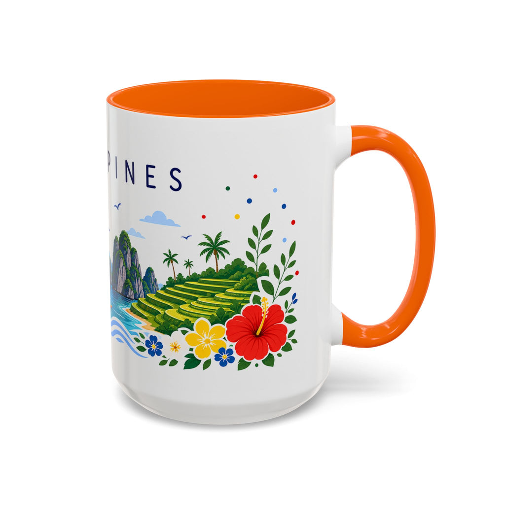 Philippines Coffee Mug | Travel Souvenir Accent Mug | Place Gift Ceramic Cup 11oz 15oz