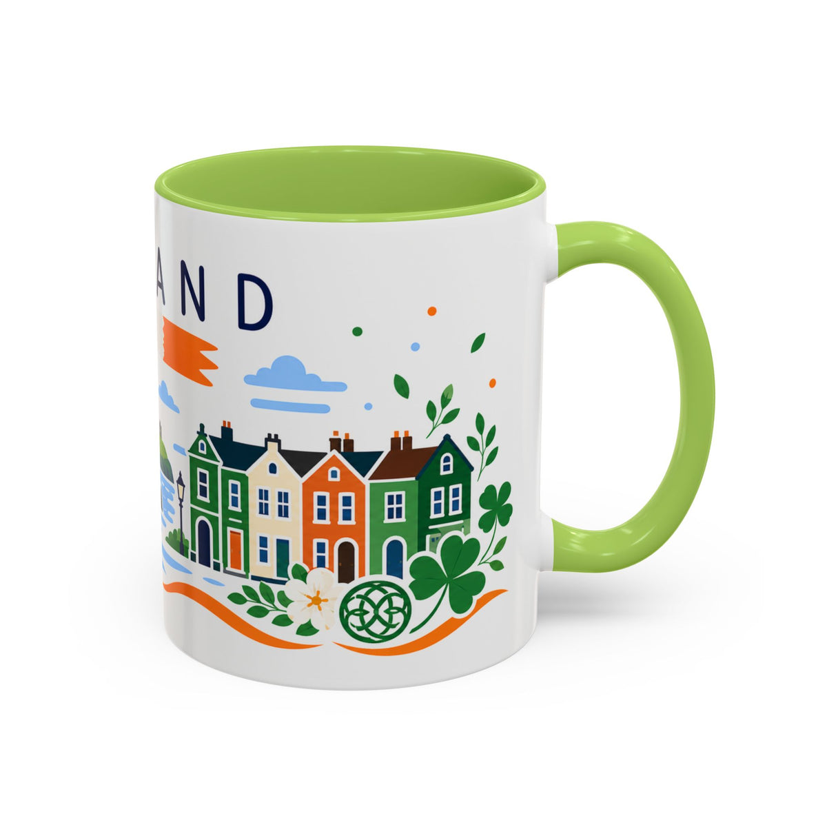 Ireland Coffee Mug | Travel Souvenir Accent Mug | Country Gift Ceramic Cup 11oz 15oz