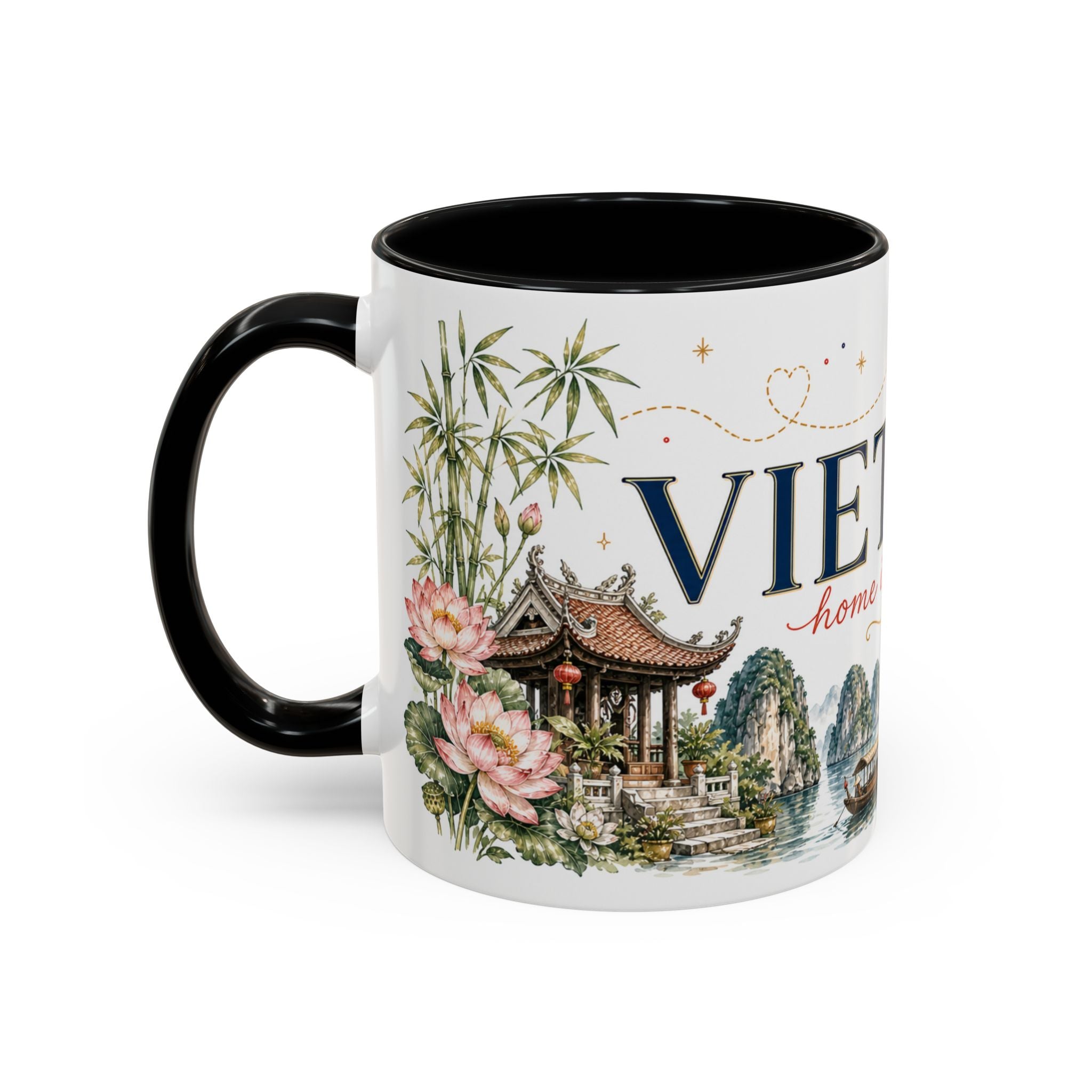 Vietnam Home Country Mug | Moving Away Gift | Long Distance Friendship | 11 oz 15 oz Accent Mug