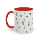 Indiana Dunes National Park Christmas Mug | Watercolor Travel Souvenir | Holiday Gift | Accent Ceramic Coffee Cup 11oz 15oz