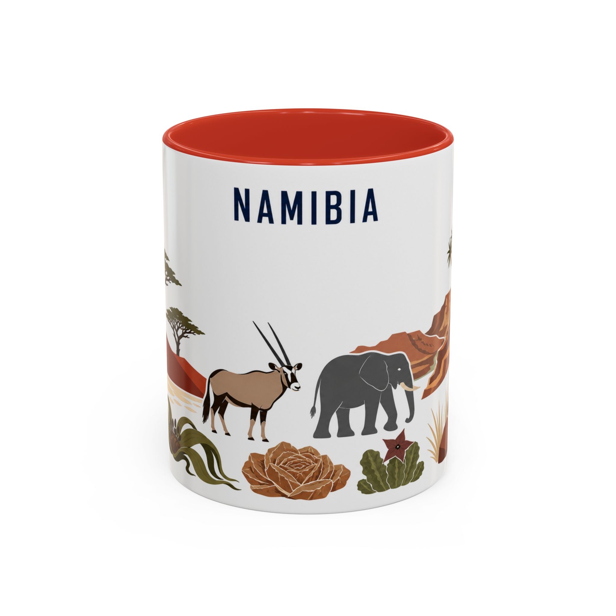Namibia Coffee Mug | Travel Souvenir Accent Mug | Country Gift Ceramic Cup 11oz 15oz