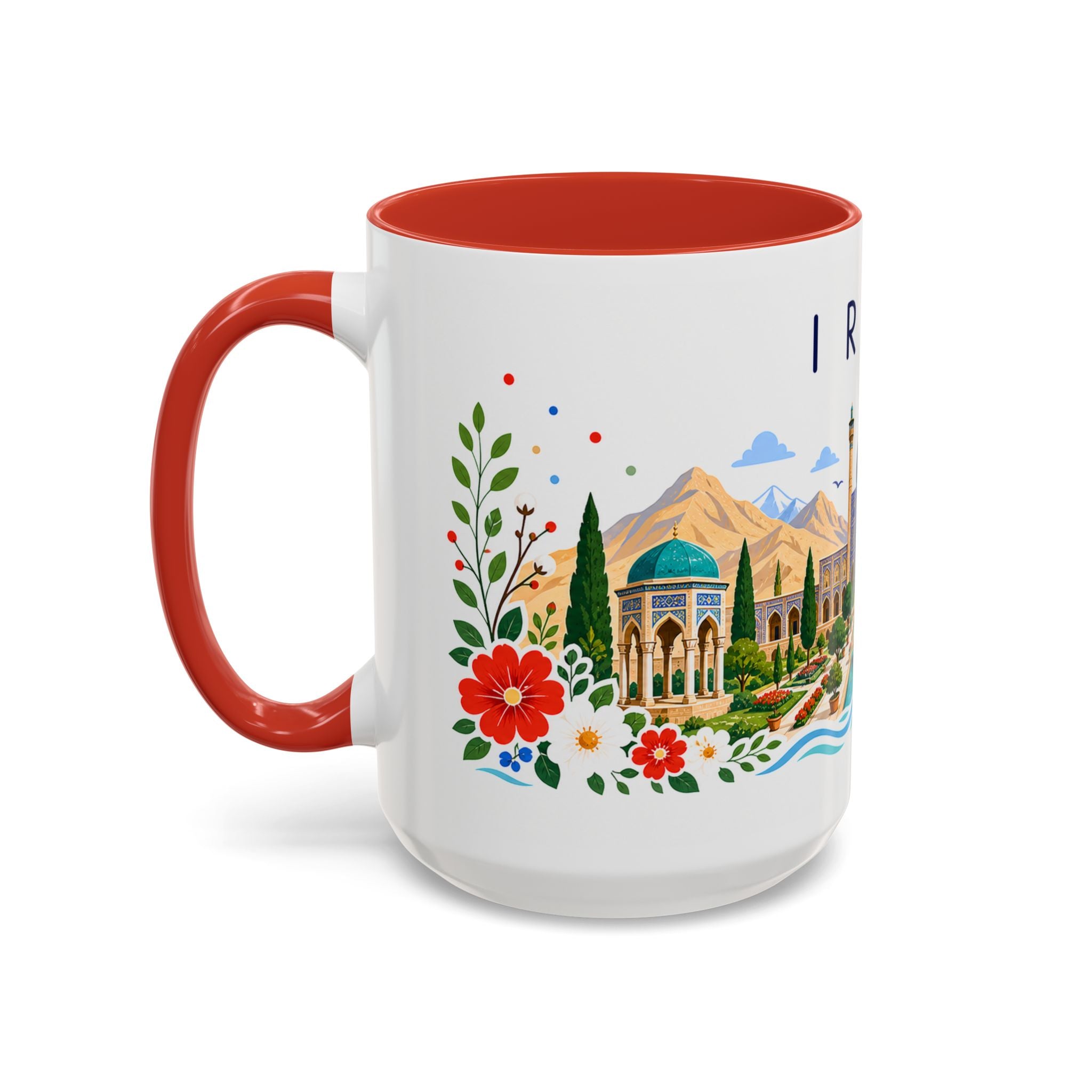 Iran Coffee Mug | Travel Souvenir Accent Mug | Place Gift Ceramic Cup 11oz 15oz