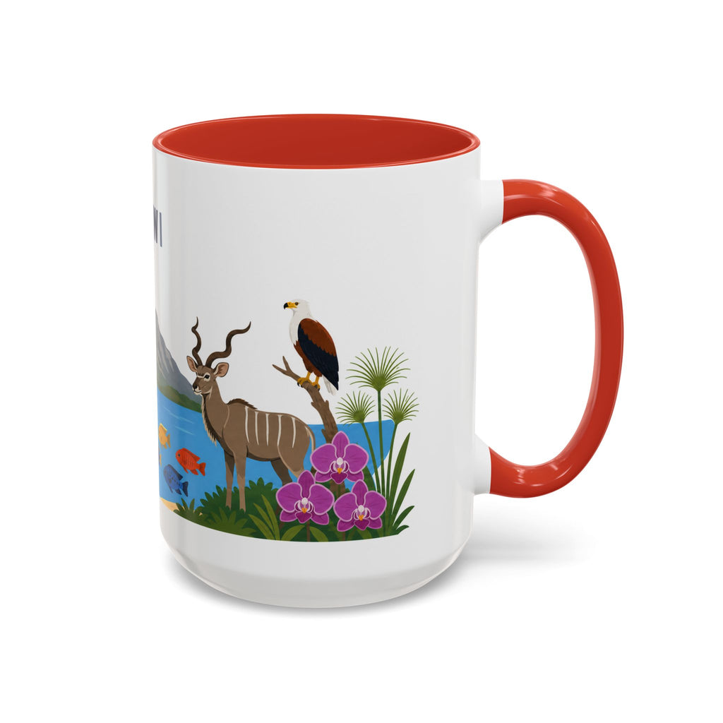 Malawi Coffee Mug | Travel Souvenir Accent Mug | Country Gift Ceramic Cup 11oz 15oz