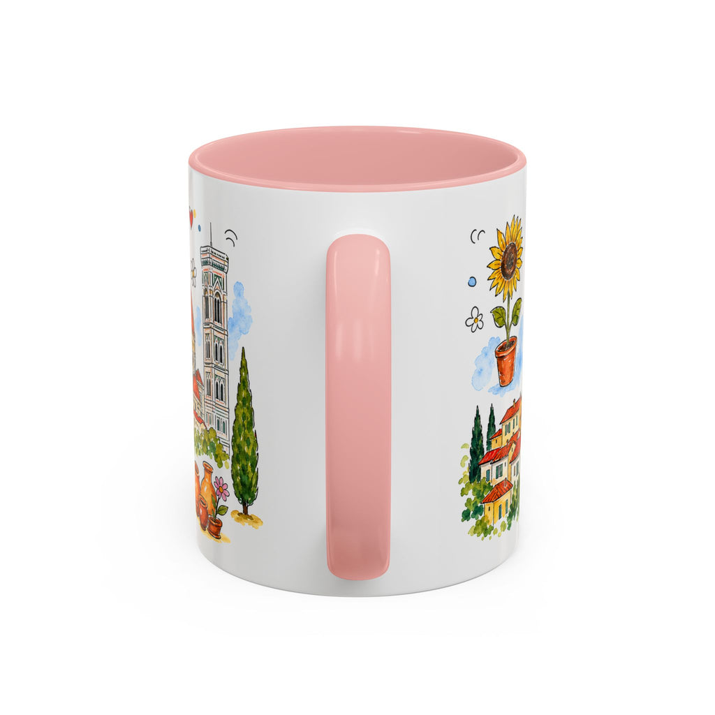 Florence Travel Mug | European City Souvenir Accent Coffee Mug | 11oz 15oz Ceramic Cup