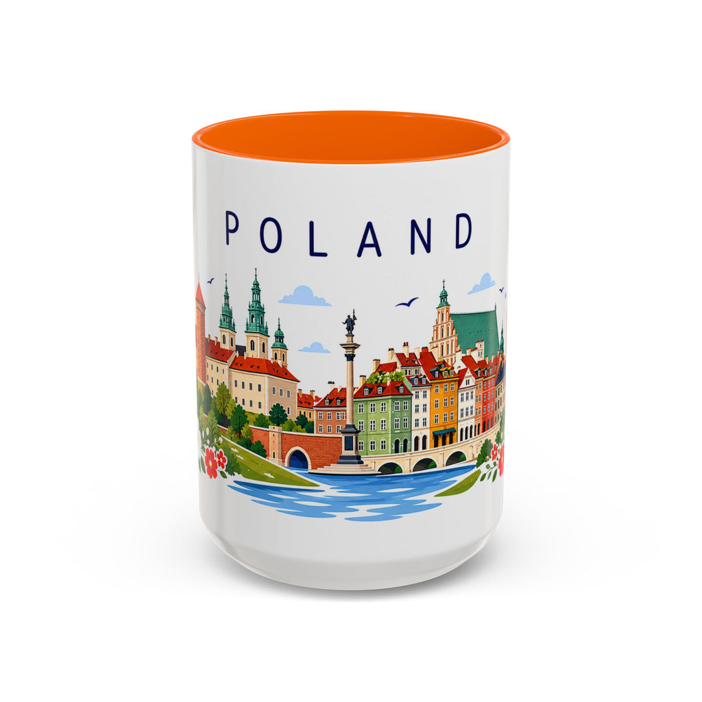 Poland Coffee Mug | Travel Souvenir Accent Mug | Place Gift Ceramic Cup 11oz 15oz