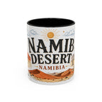 Namib Desert Coffee Mug | Travel Destination Souvenir Gift | Accent Color Ceramic 11oz 15oz