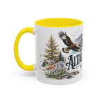 Altai Mountains Mug, Mongolia Travel Souvenir, Bucket List Gift, Accent Ceramic Coffee Mug 11oz 15oz
