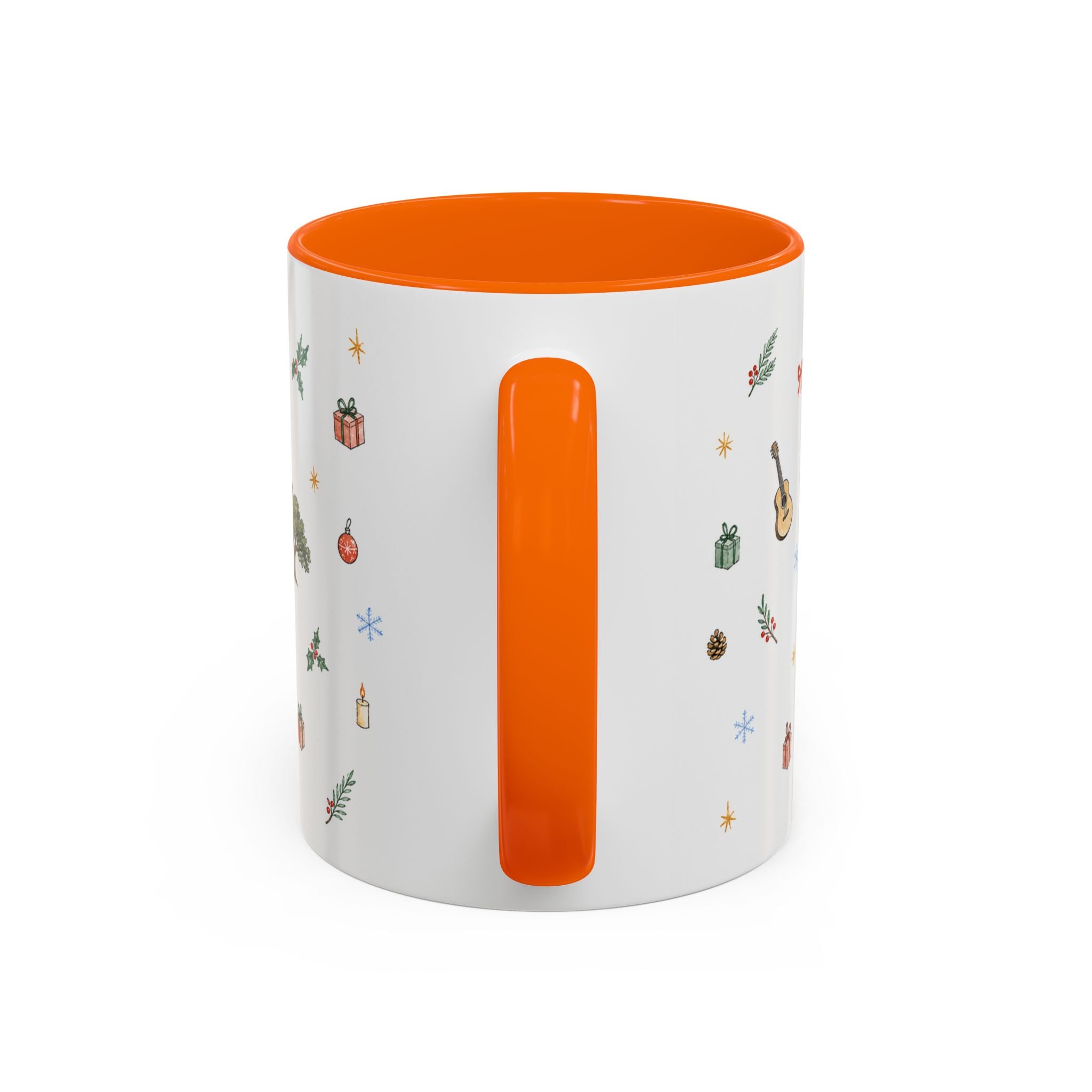 Austin Christmas Mug | Watercolor Travel Souvenir | Holiday Gift | Accent Ceramic Coffee Cup 11oz 15oz