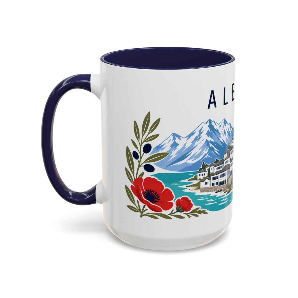 Albania Coffee Mug | Travel Souvenir Accent Mug | Country Gift Ceramic Cup 11oz 15oz