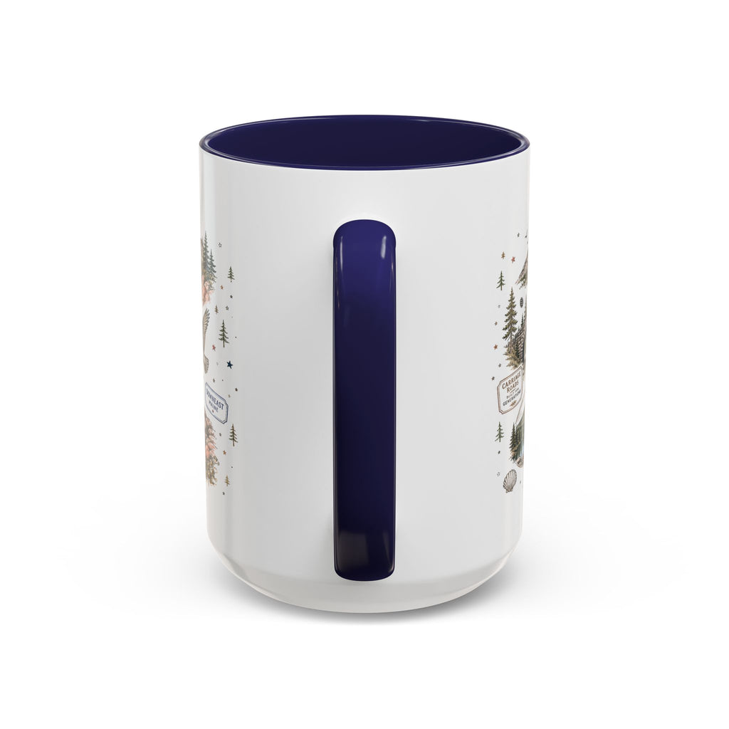 Acadia Coffee Mug | National Park Hiking Coastal Gift | Accent Color Ceramic 11oz 15oz