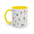 Dhaka Christmas Mug | Watercolor Travel Souvenir | Holiday Gift | Accent Ceramic Coffee Cup 11oz 15oz