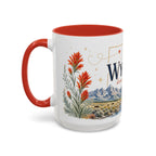 Wyoming Home State Mug | Moving Away Gift | Long Distance Friendship Coffee Cup | 11oz 15oz Accent Mug