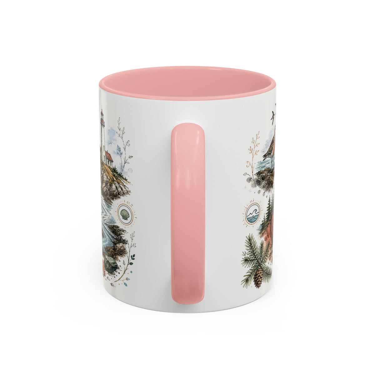 Bay of Fundy Mug, Canada Travel Souvenir, Bucket List Gift, Accent Ceramic Coffee Mug 11oz 15oz