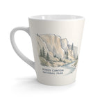 Kings Canyon National Park Latte Mug | Pastel Watercolor Nature Coffee Cup | 12 oz Travel Souvenir Gift
