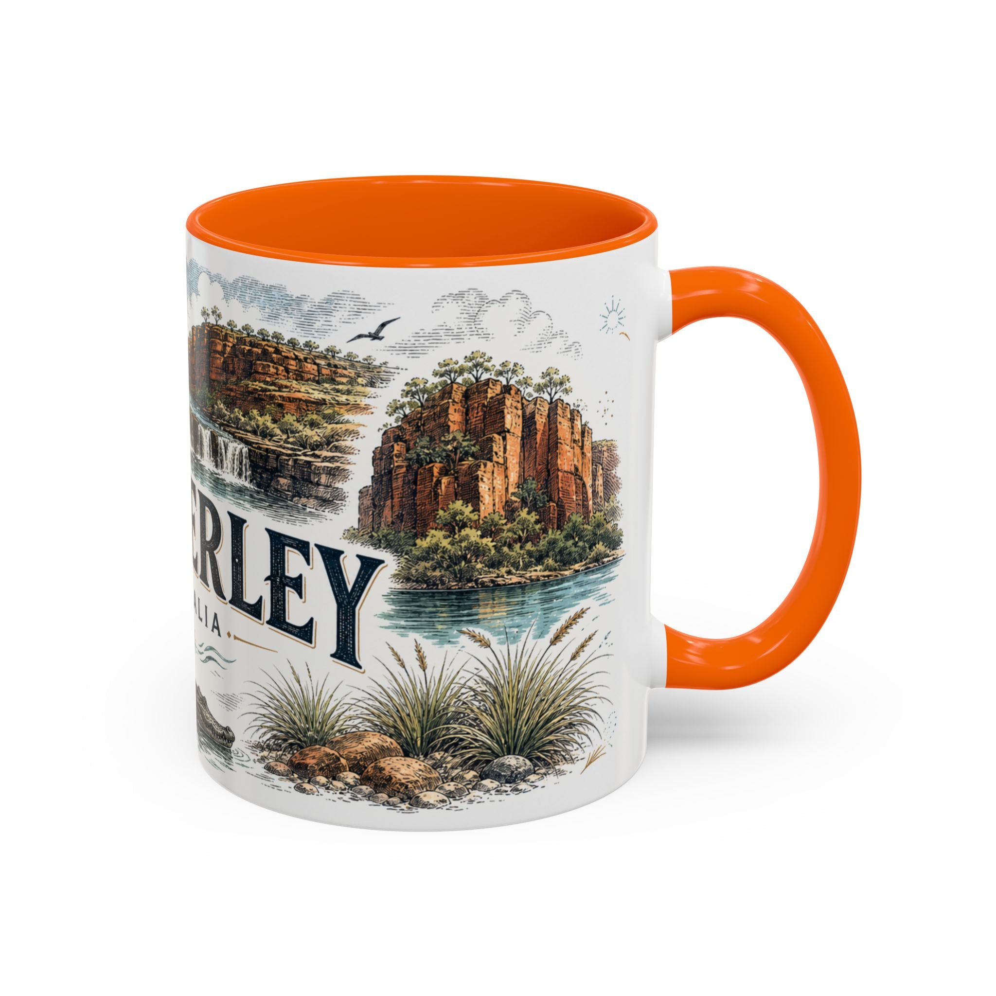 Kimberley Mug, Australia Travel Souvenir, Bucket List Gift, Accent Ceramic Coffee Mug 11oz 15oz