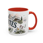 Dolomites Coffee Mug | Travel Destination Souvenir Gift | Accent Color Ceramic 11oz 15oz