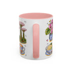 Singapore Illustrated Travel Mug | City Souvenir Accent Coffee Mug | 11oz 15oz Ceramic Cup
