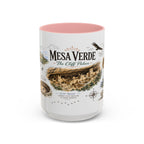 Mesa Verde National Park Coffee Mug | Colorado Ancient Cliff Dwellings Gift | Accent Color Ceramic 11oz 15oz