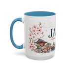 Japan Home Country Mug | Moving Away Gift | Long Distance Friendship | 11 oz 15 oz Accent Mug