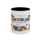 Canyonlands National Park Coffee Mug | Utah Red Rock Desert River Gift | Accent Color Ceramic 11oz 15oz