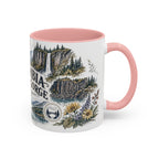 Columbia River Gorge Mug, Pacific Northwest Travel Souvenir, Bucket List Gift, Accent Ceramic Coffee Mug 11oz 15oz