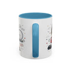 London Coffee Mug | England Souvenir Travel Gift | Accent Color Ceramic 11oz 15oz