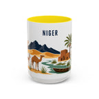 Niger Coffee Mug | Travel Souvenir Accent Mug | Country Gift Ceramic Cup 11oz 15oz