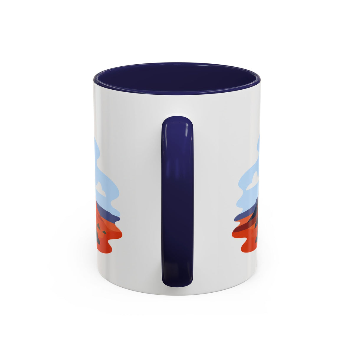 Monument Valley Coffee Mug | Travel Destination Souvenir Gift | Accent Color Ceramic 11oz 15oz
