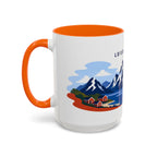 Lofoten Islands Coffee Mug | Travel Destination Souvenir Gift | Accent Color Ceramic 11oz 15oz