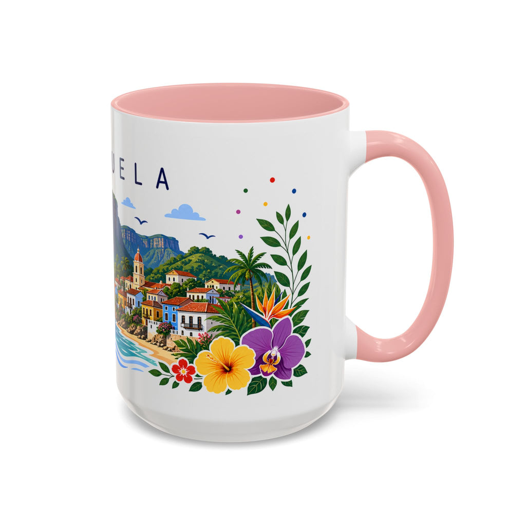 Venezuela Coffee Mug | Travel Souvenir Accent Mug | Place Gift Ceramic Cup 11oz 15oz
