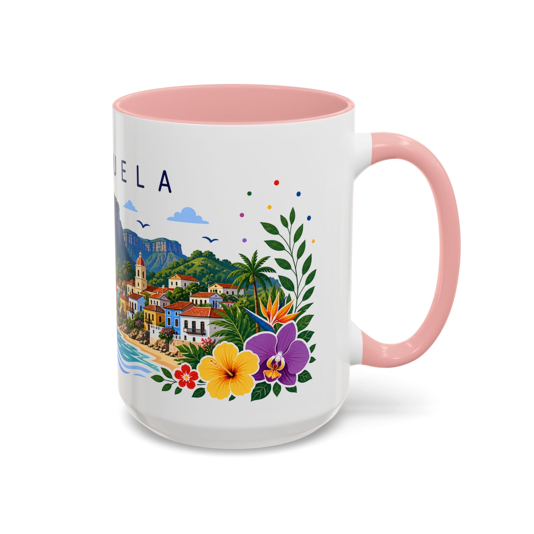 Venezuela Coffee Mug | Travel Souvenir Accent Mug | Place Gift Ceramic Cup 11oz 15oz